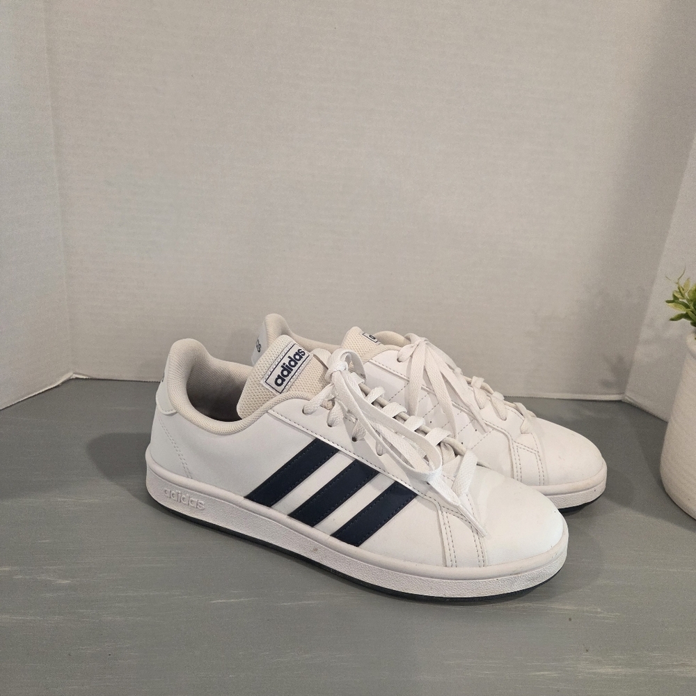 Adidas Grand Court Leather Mens 7.5 Tennis Casual Shoes